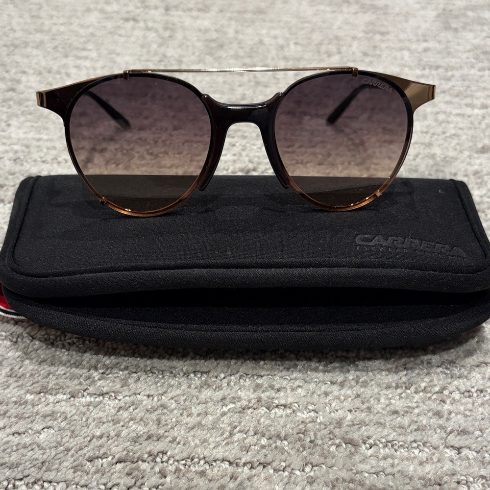 Carrera Gradient Brown Sunglasses with Case